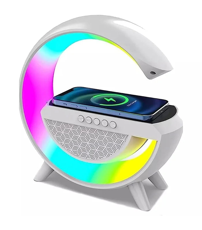 G Speaker Kablosuz Şarj Bluetooth ve RGB Işıklı  Hoparlör